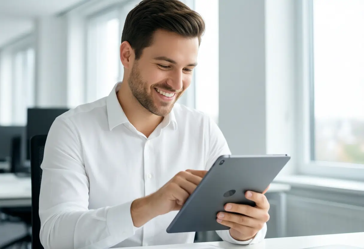 Stilisierter Studienpfad mit Benefit-Stationen – die KMU-Benefits-Studie
